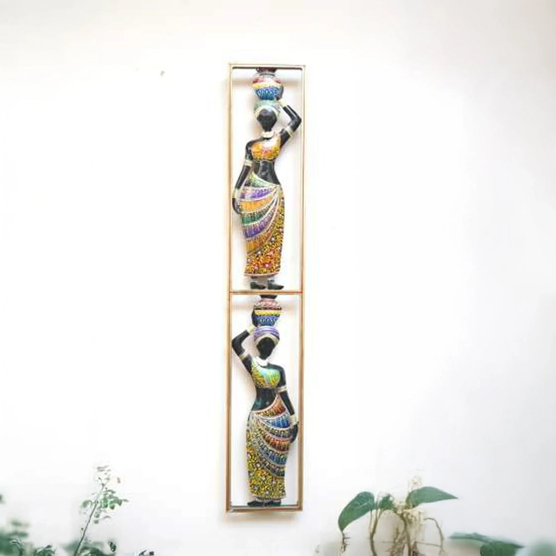 Iron Panihari Wall Décor – Handcrafted Rajasthani Folk Art