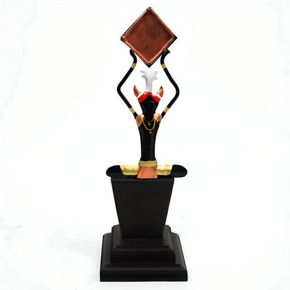 Chip Holding Man Figurine – Quirky Decorative Bowl Holder for Snacks &amp; Keys
