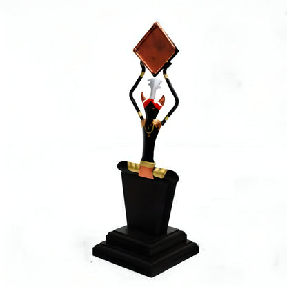 Chip Holding Man Figurine – Quirky Decorative Bowl Holder for Snacks &amp; Keys