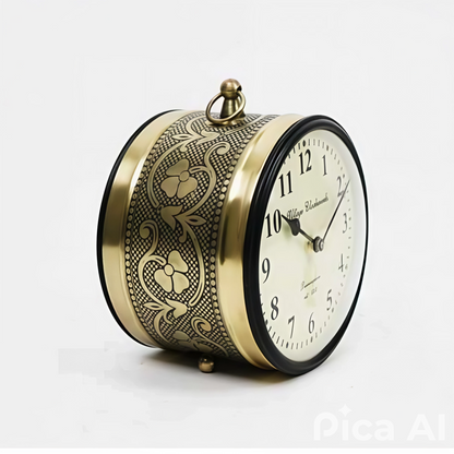 Railway Clock with Wall Hanger – Double-Sided Station Clock for Home, Café &amp; Office Décor