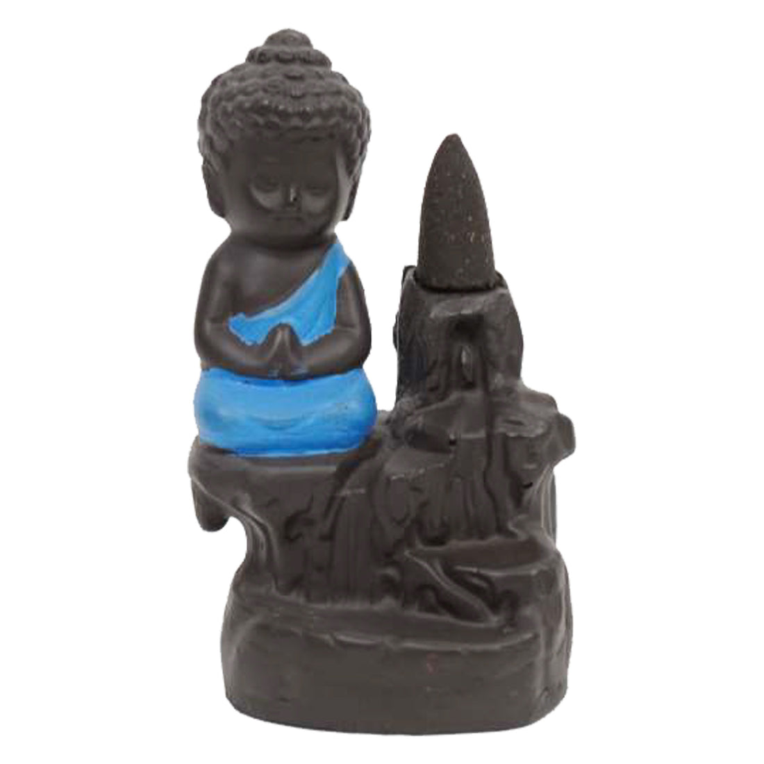 Blue Buddha Smock – Relaxed Fit Spiritual Top for Mindful Living