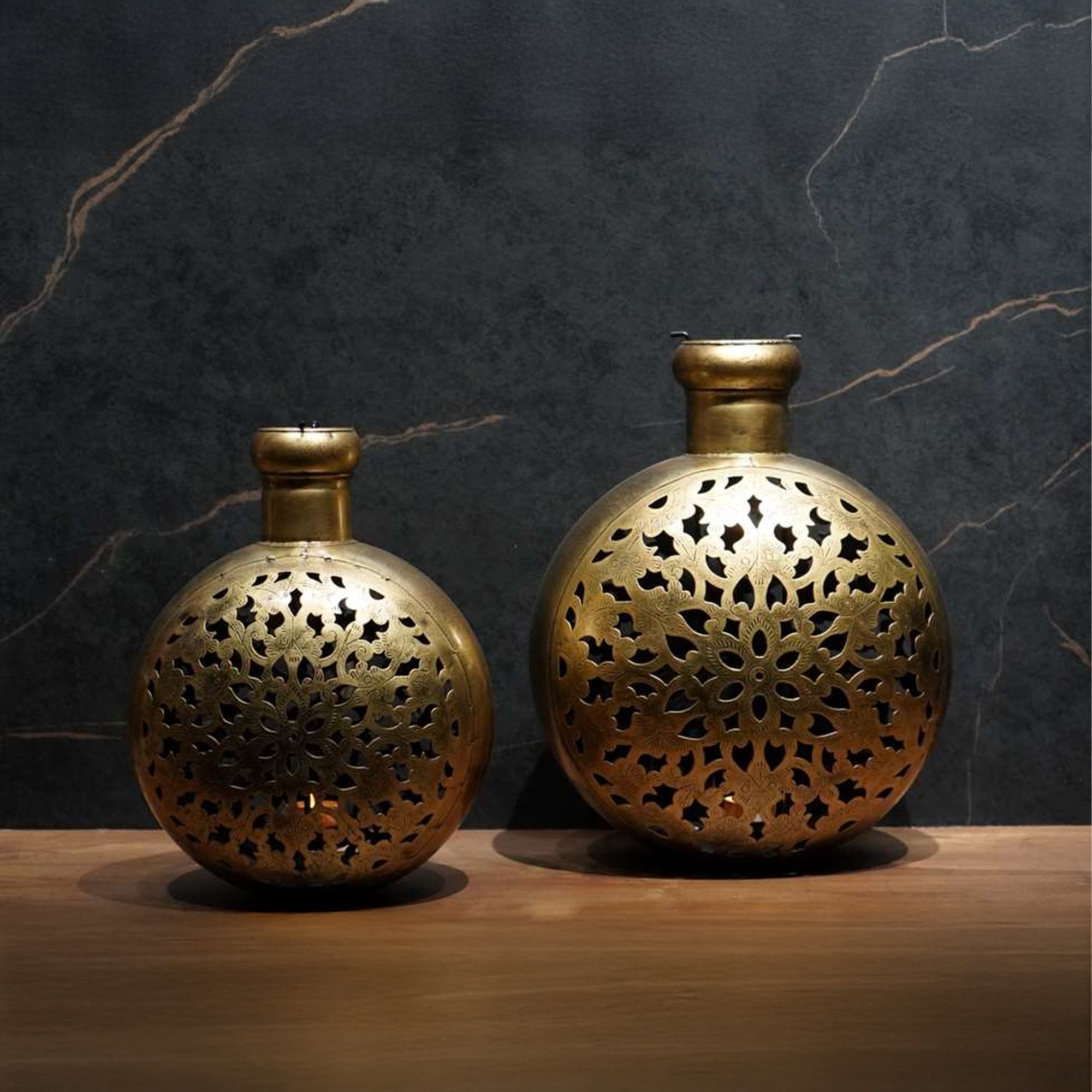 Mathai Pot Pair – Handcrafted Decorative Pots | Minimalist Modern Planter Set