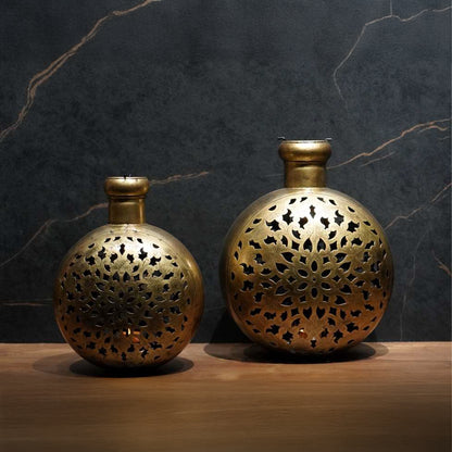 Mathai Pot Pair – Handcrafted Decorative Pots | Minimalist Modern Planter Set
