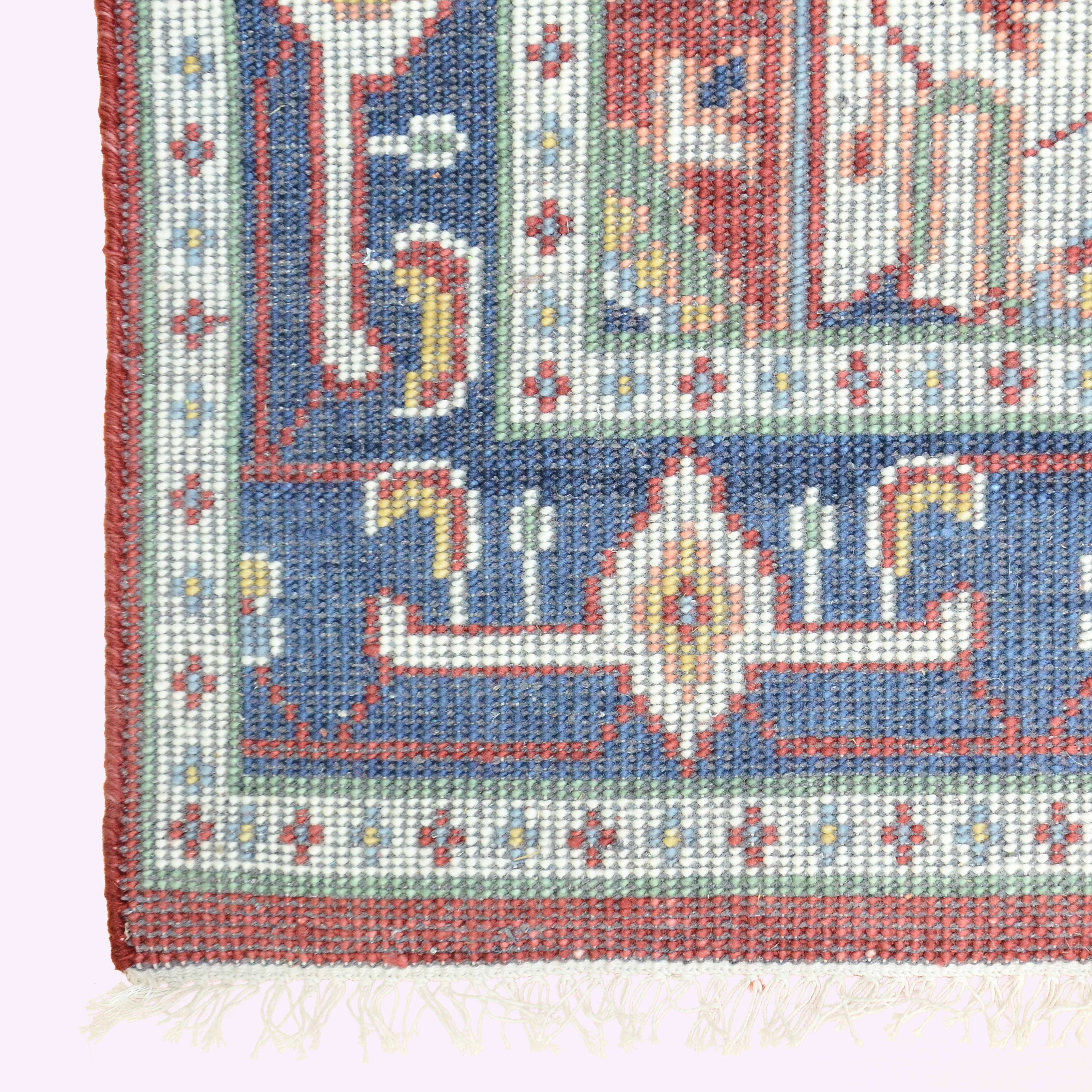 Farookht Turkish Muted Rug Handmade Wool Rug Vintage Rug Neutral Premium Hand-Knotted Modern Oushak Rug Premium Wool Turkish rug | 5ftx8ft | F-HKOU-006