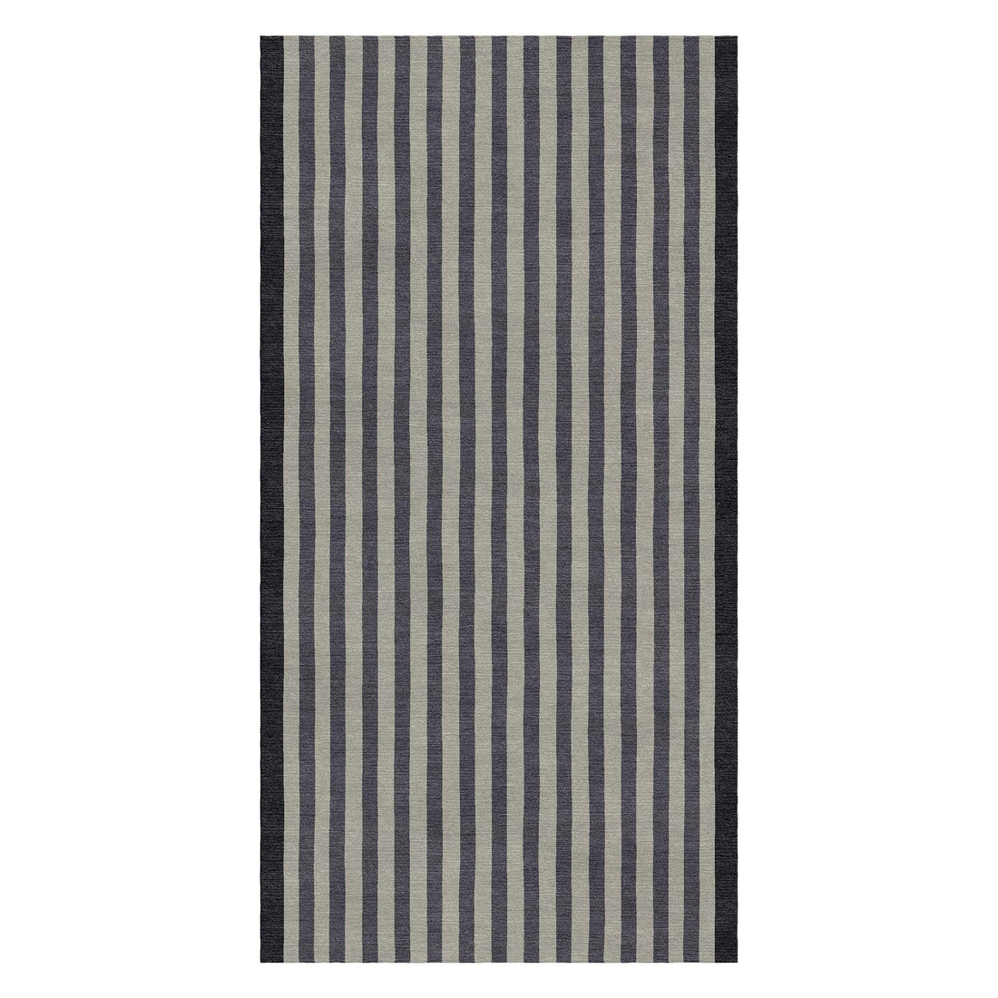 Contemporary Striped, Hand Tufted Carpet Rug for Living Spaces | F-HT-037