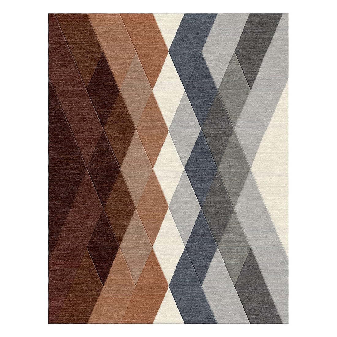 8a5a1e-8b.myshopify.com Neutral Geometric Wool Hand Tufted Carpet Rug for Living Spaces | F-HT-025