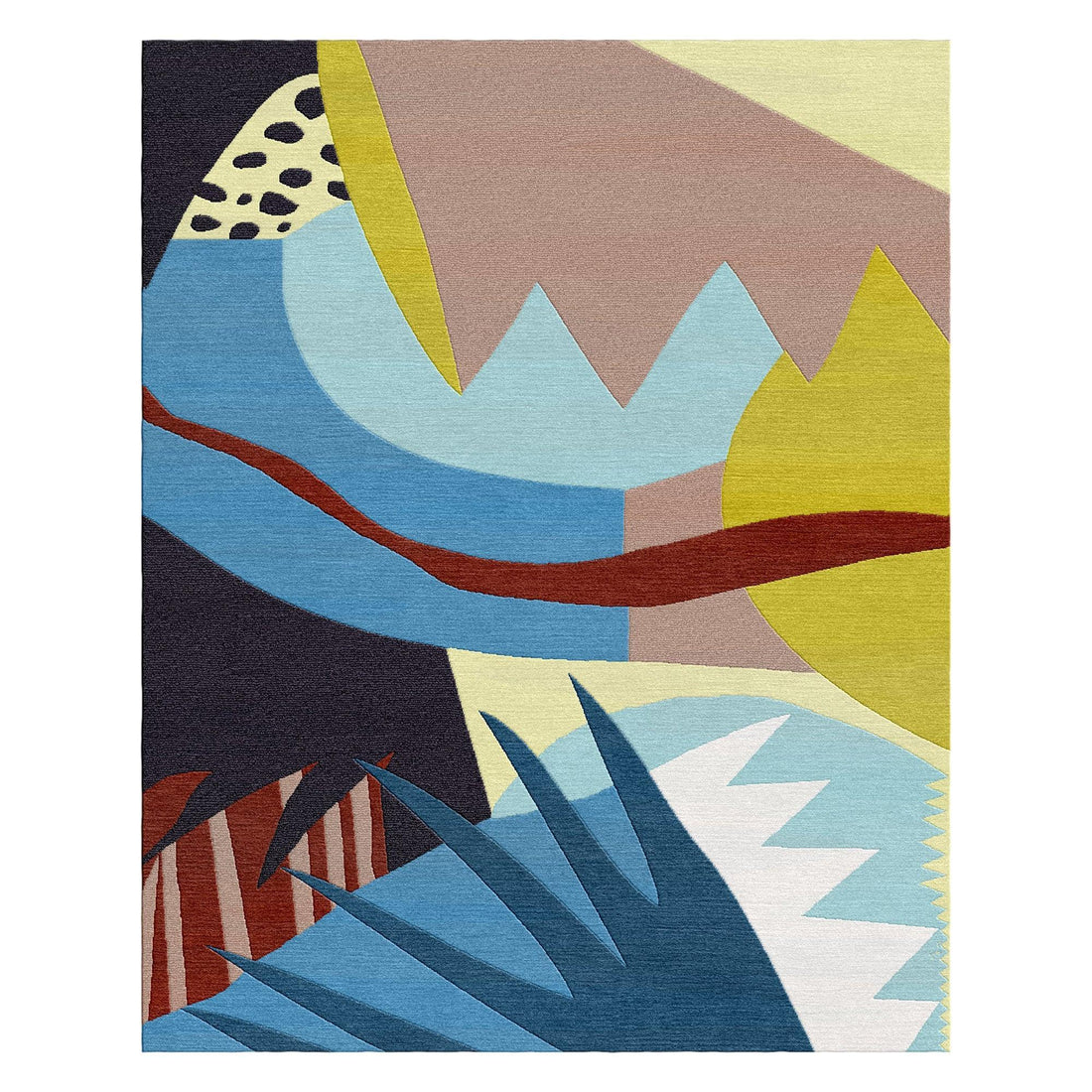 8a5a1e-8b.myshopify.com Abstract Multicolored Hand Tufted Carpet Rug for Living Spaces | F-HT-029
