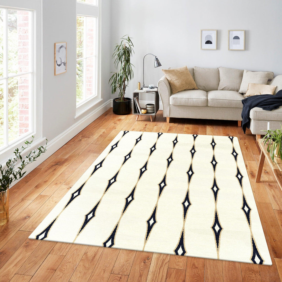 Hand-Tufted Area Rug for Living Spaces | F-HT-033