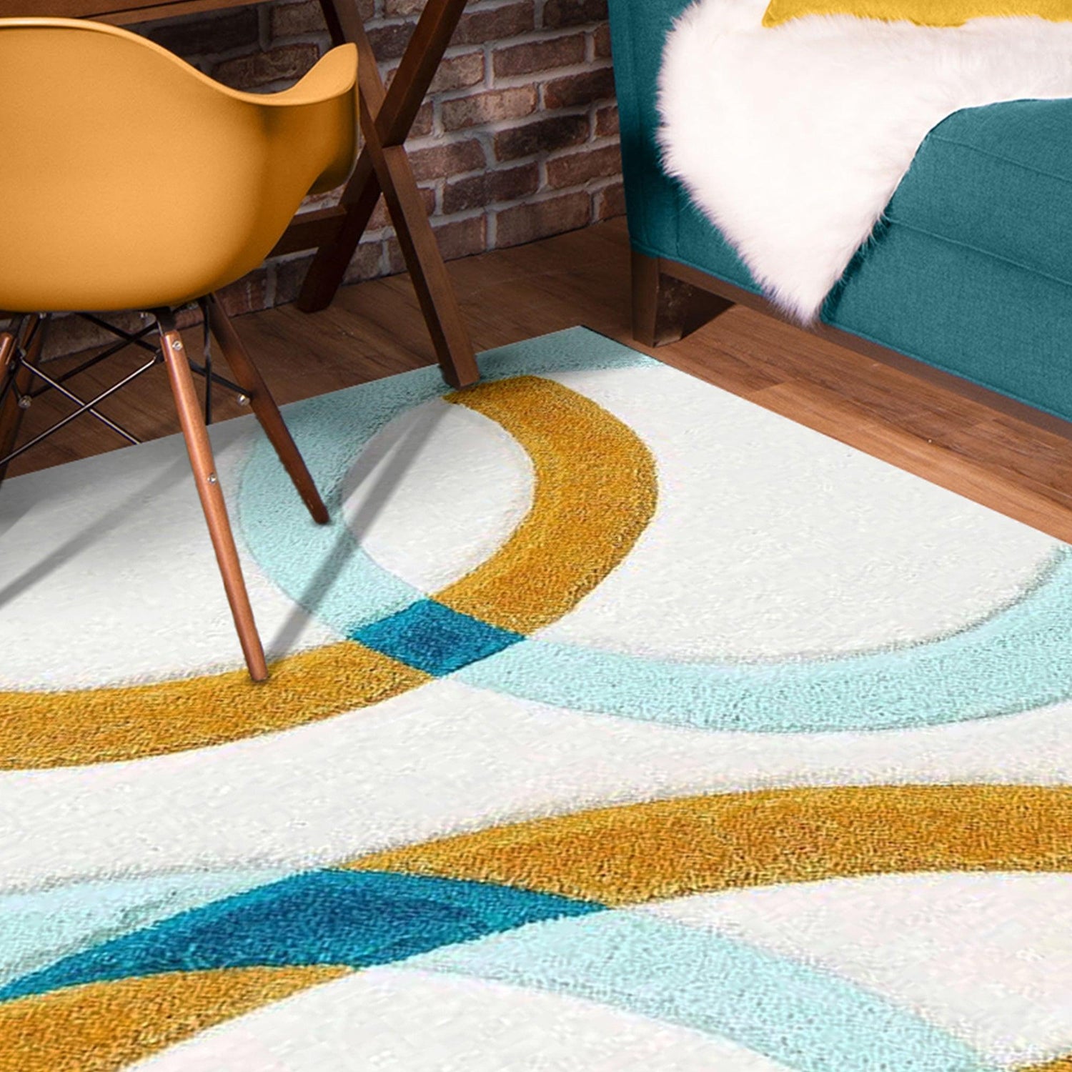 Farookht Shag Area Rugs for Living Room, Shaggy Floor Carpet for Bedroom, Girls Carpets, Kids Home Decor Rugs, Cute Luxury Non-Slip, F-SH-015 - Farookht