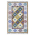 Multi-Color Geometric Wool Blend Area Rug