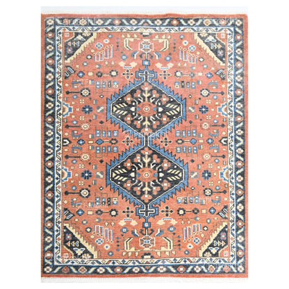 Hand Knotted Oushak Carpet and Rugs 06