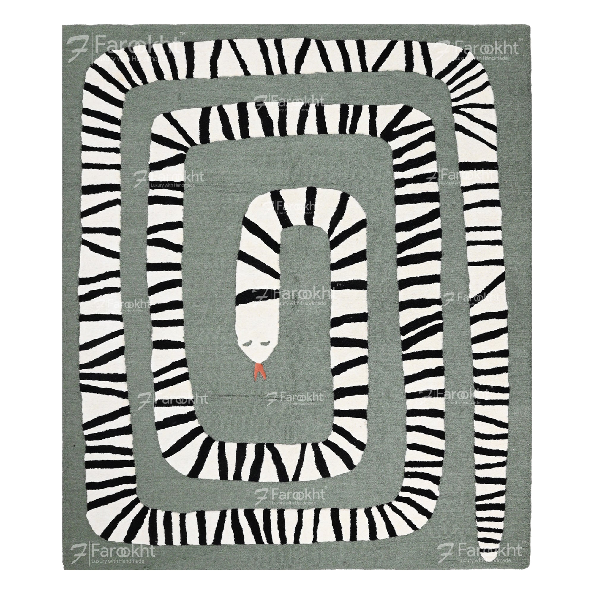 Hand Knotted Oushak Carpet and Rugs 036