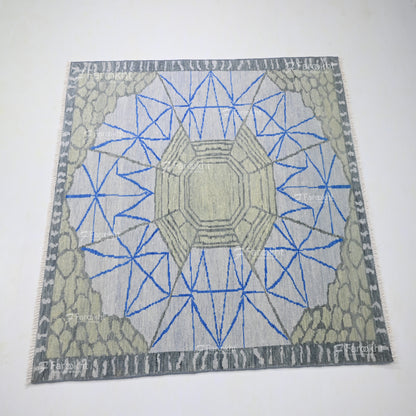 Hand Knotted Oushak Carpet and Rugs 023