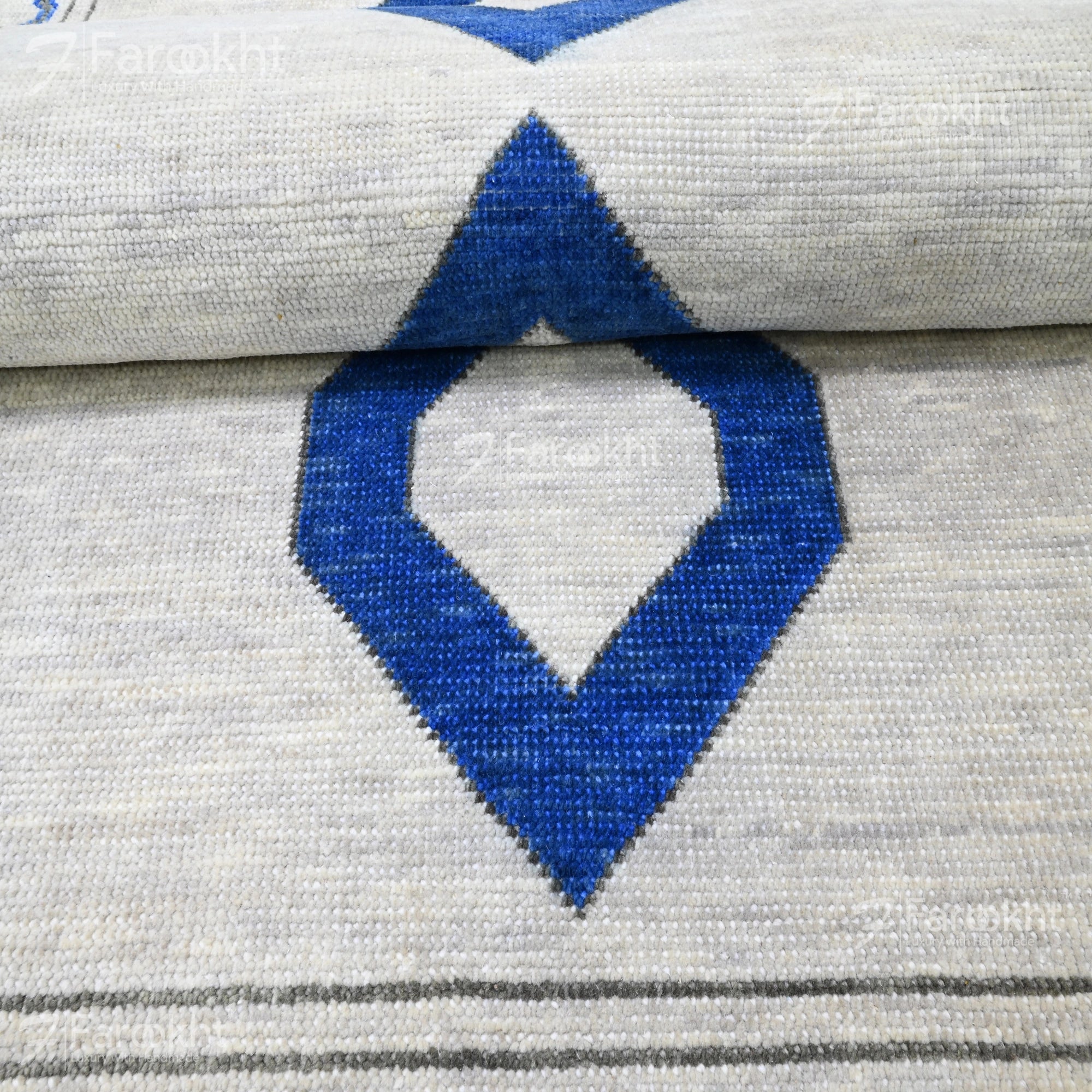 Hand Knotted Oushak Carpet and Rugs 013