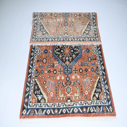 Hand Knotted Oushak Carpet and Rugs 06