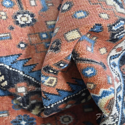 Hand Knotted Oushak Carpet and Rugs 06