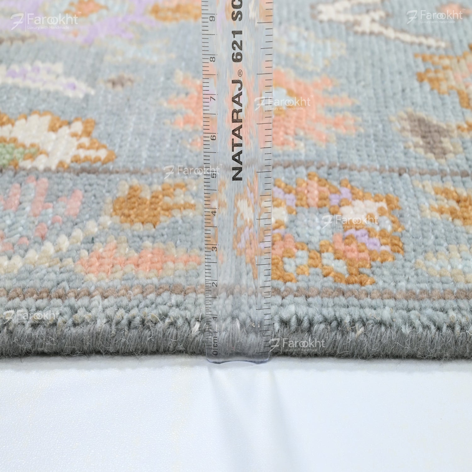 Hand Knotted Oushak Carpet and Rugs 020