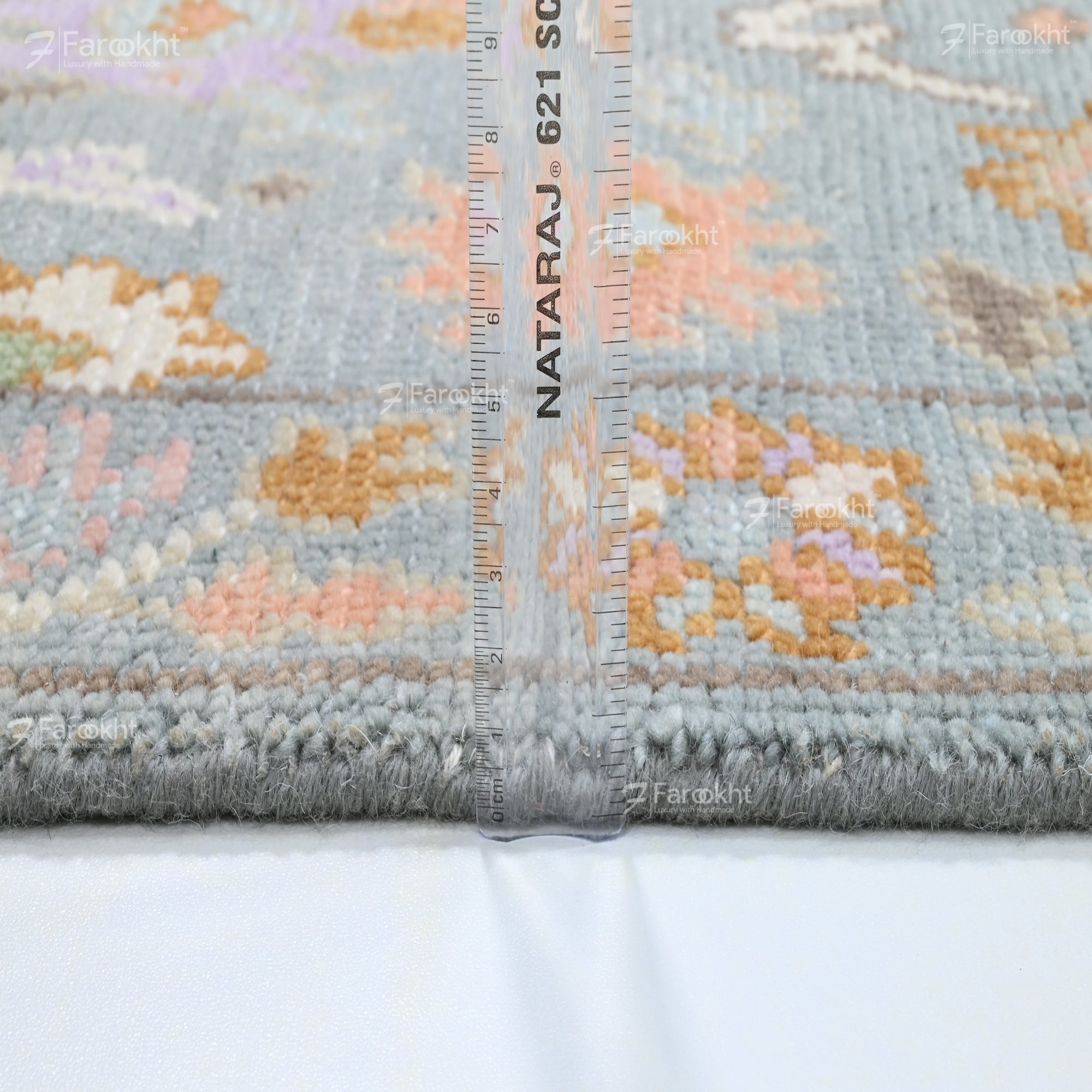 Hand Knotted Oushak Carpet and Rugs 020