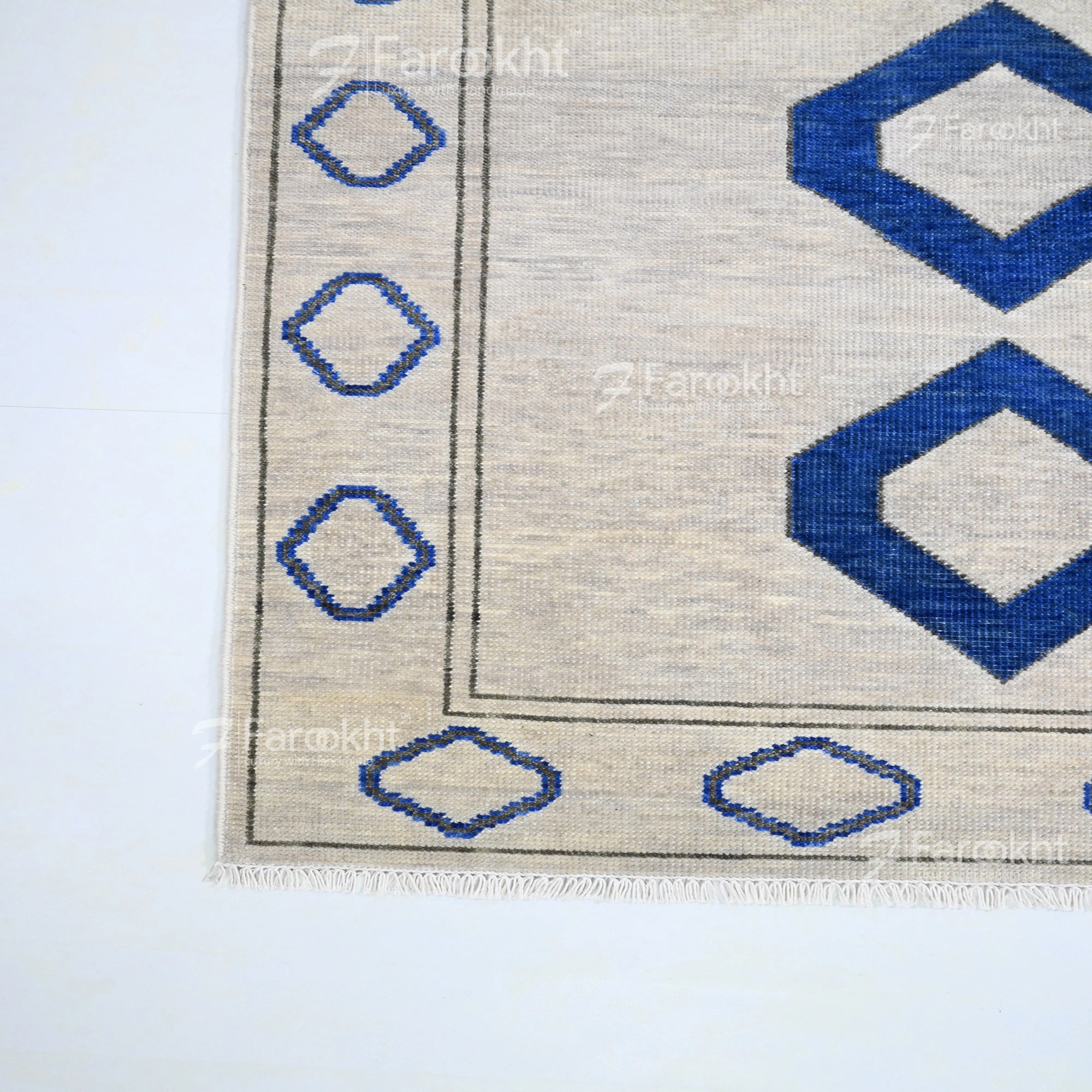 Hand Knotted Oushak Carpet and Rugs 013