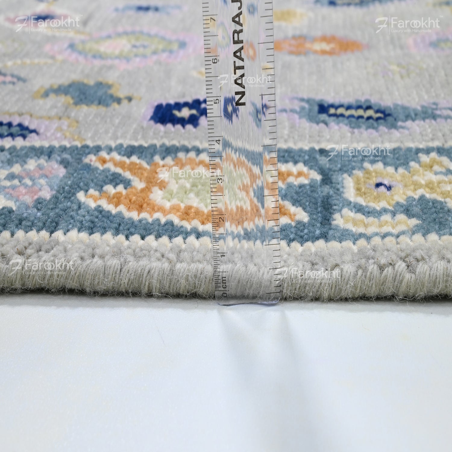 Hand Knotted Oushak Carpet and Rugs 017