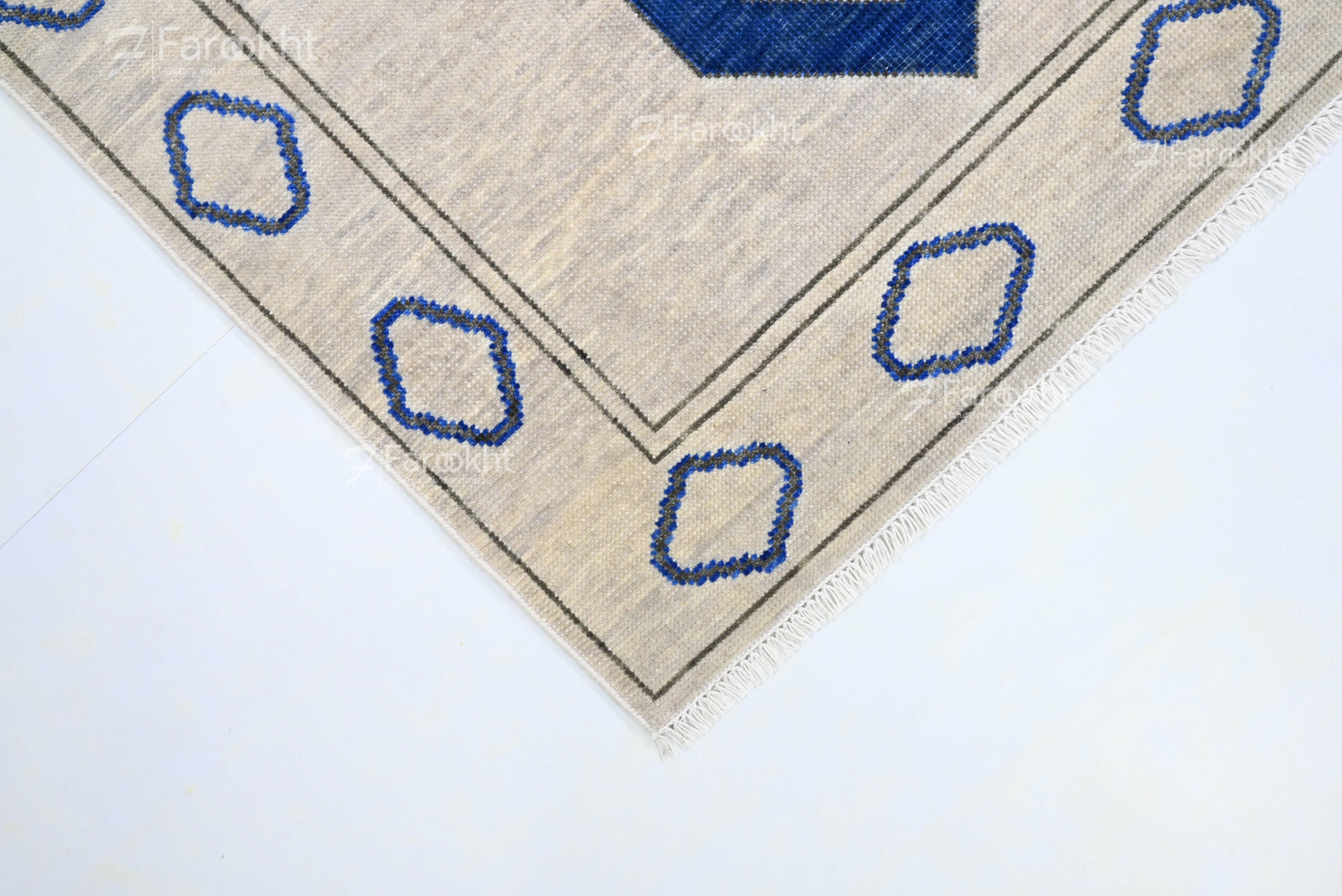 Hand Knotted Oushak Carpet and Rugs 013