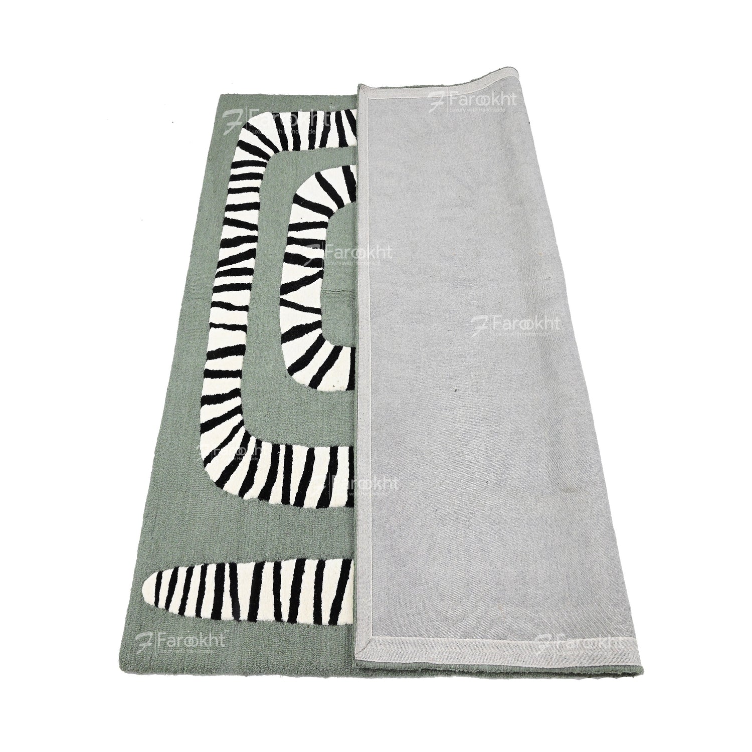 Hand Knotted Oushak Carpet and Rugs 036