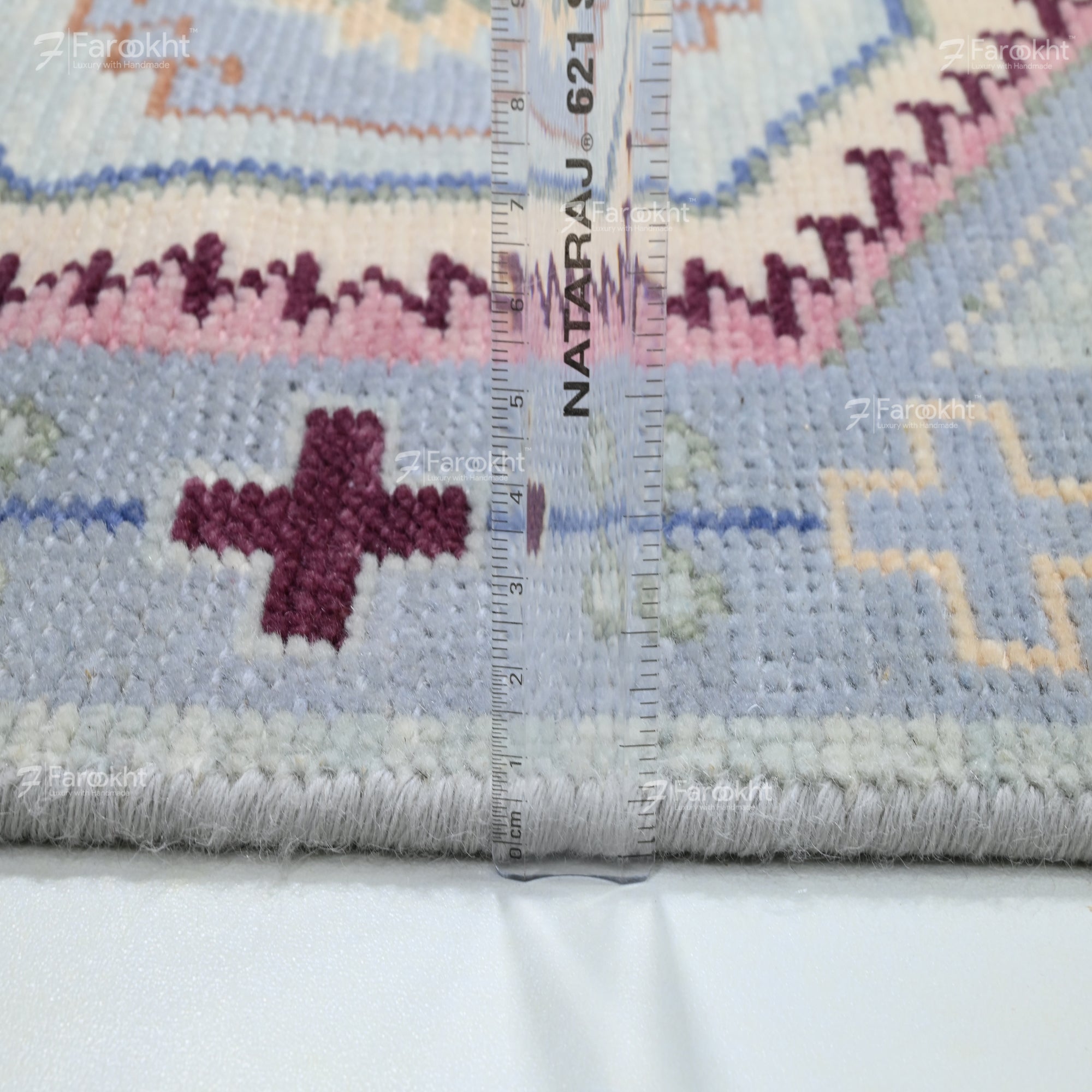 Hand Knotted Oushak Carpet and Rugs 018