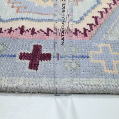 Hand Knotted Oushak Carpet and Rugs 018