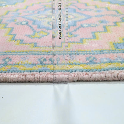 Hand Knotted Oushak Carpet and Rugs 019