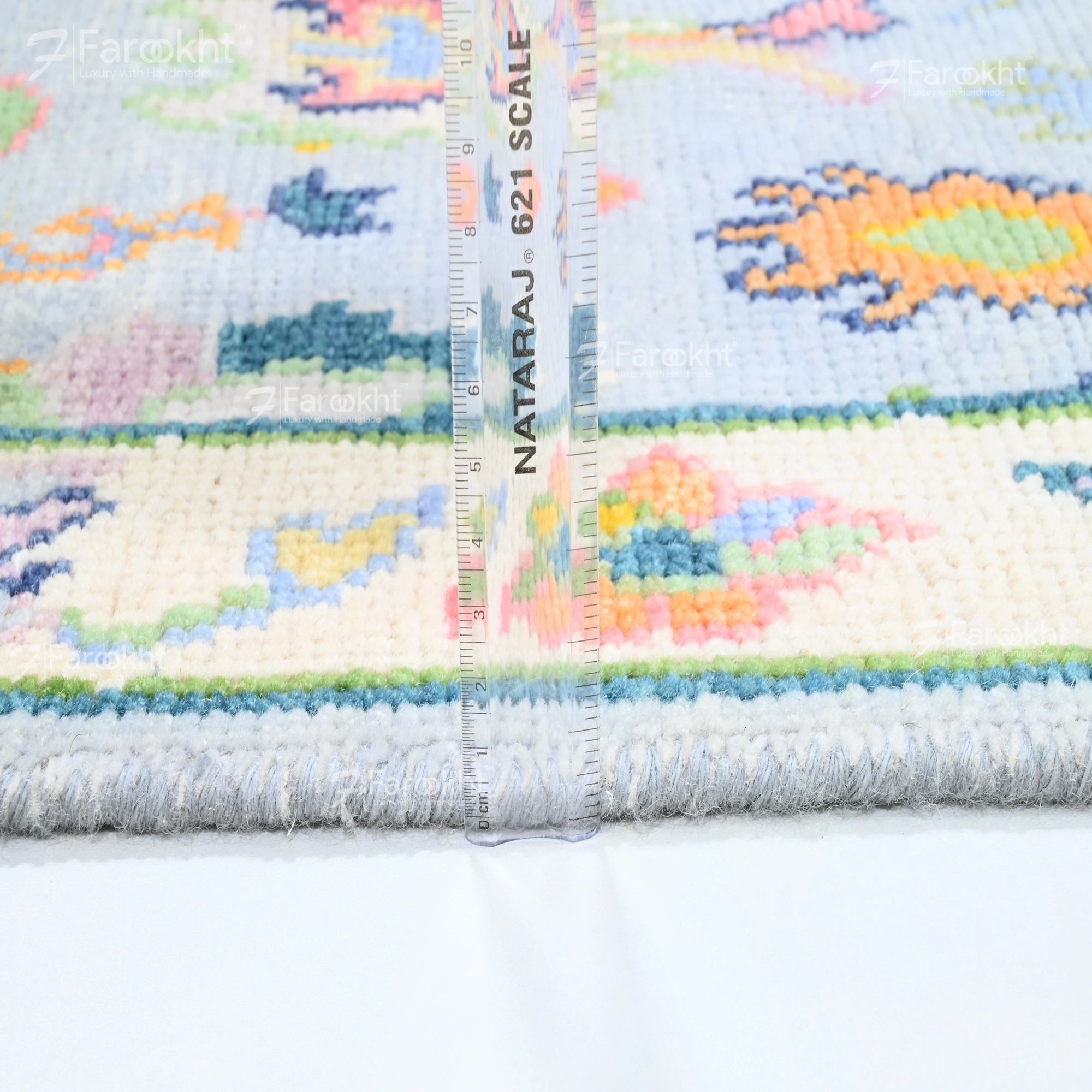 Hand Knotted Oushak Carpet and Rugs 011