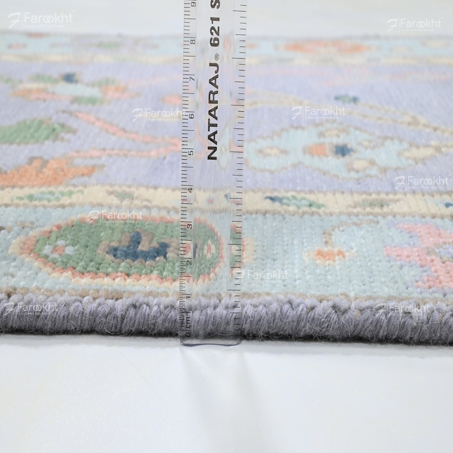 Hand Knotted Oushak Carpet and Rugs 029