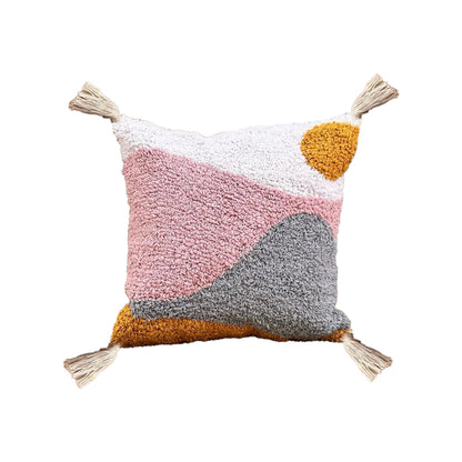 Handmade Cotton Tufted Cushion-Decorative Pillow For Sofa,Bed Or Lounge 16x16 inch | FCU0002