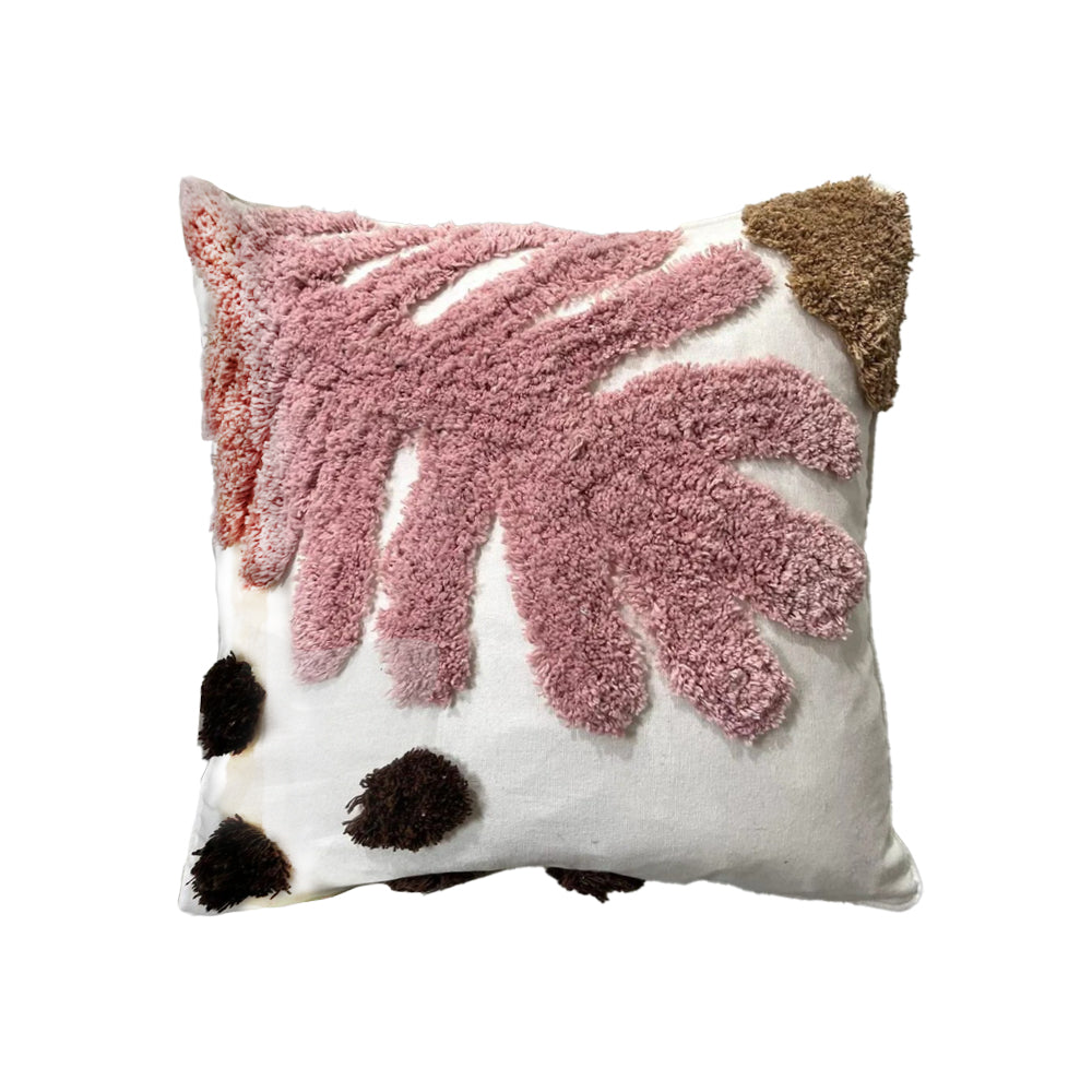 Handmade Cotton Tufted Cushion-Decorative Pillow For Sofa, Bed Or Lounge 16x16 inch | FCU0012