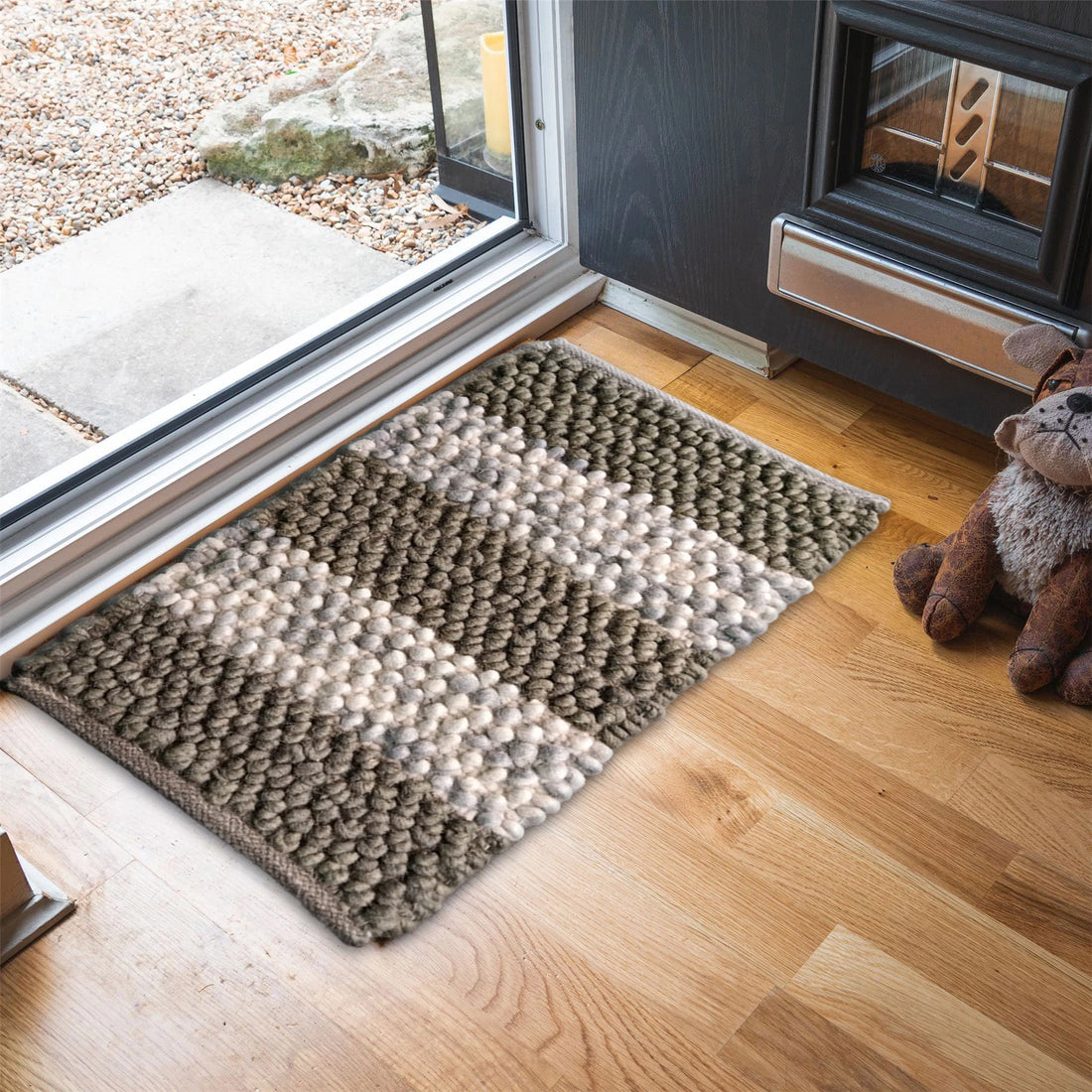 Handmade Wool Doormat 18x24 Inch – F-DM-01