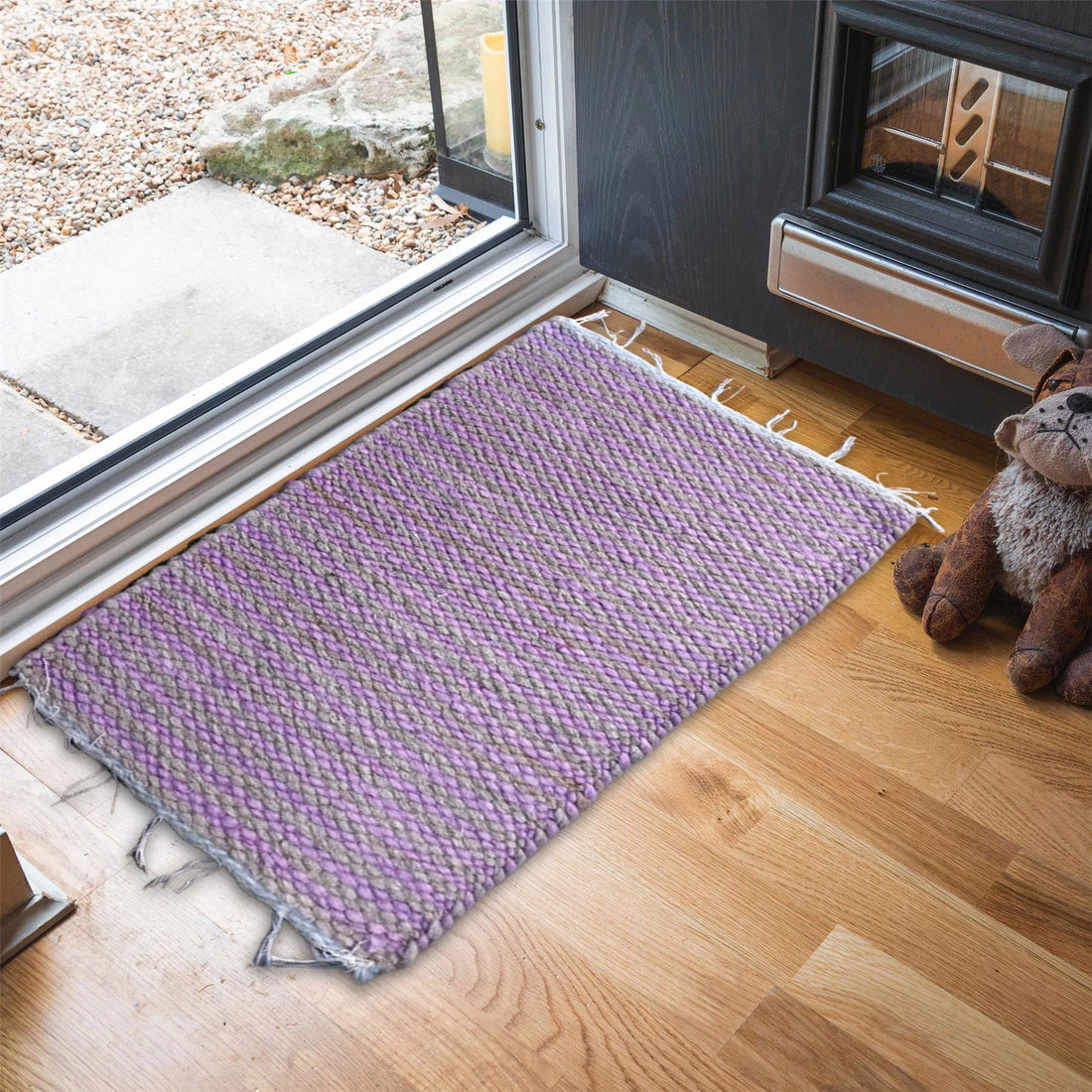 Natural Doormat Lilac Gray - F - DM - 03