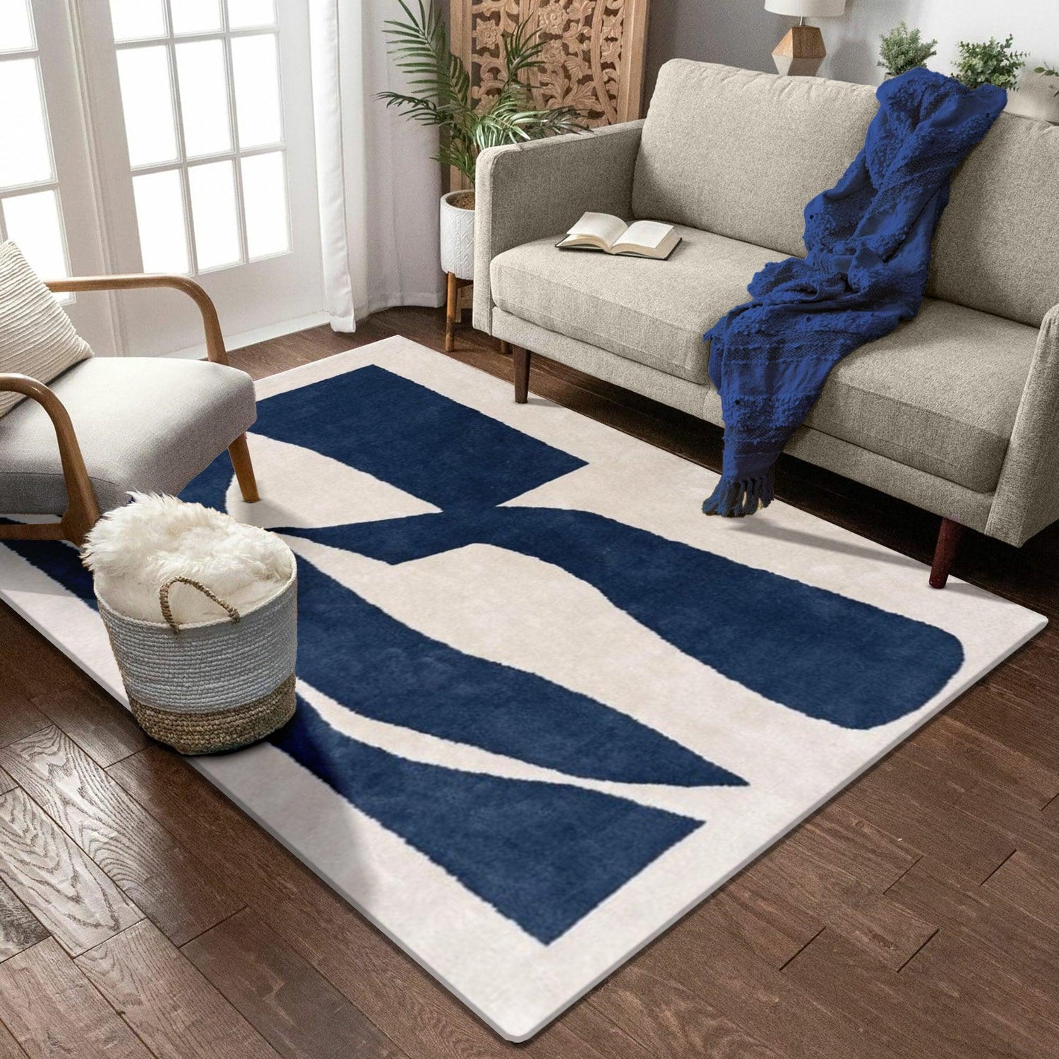 Hand Tufted Carpet Rug for Living Spaces | F-HT-013 - Farookht