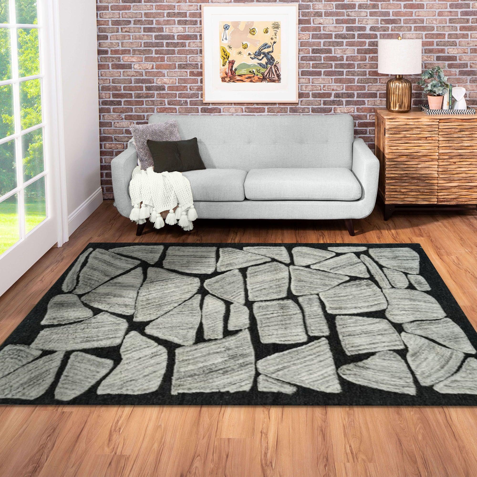 Hand Tufted Carpet Rug for Living Spaces | F-HT-014 - Farookht