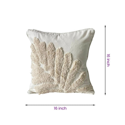 Handmade Cotton Tufted Cushion-Decorative Pillow For Sofa, Bed Or Lounge 16x16 inch | FCU0017